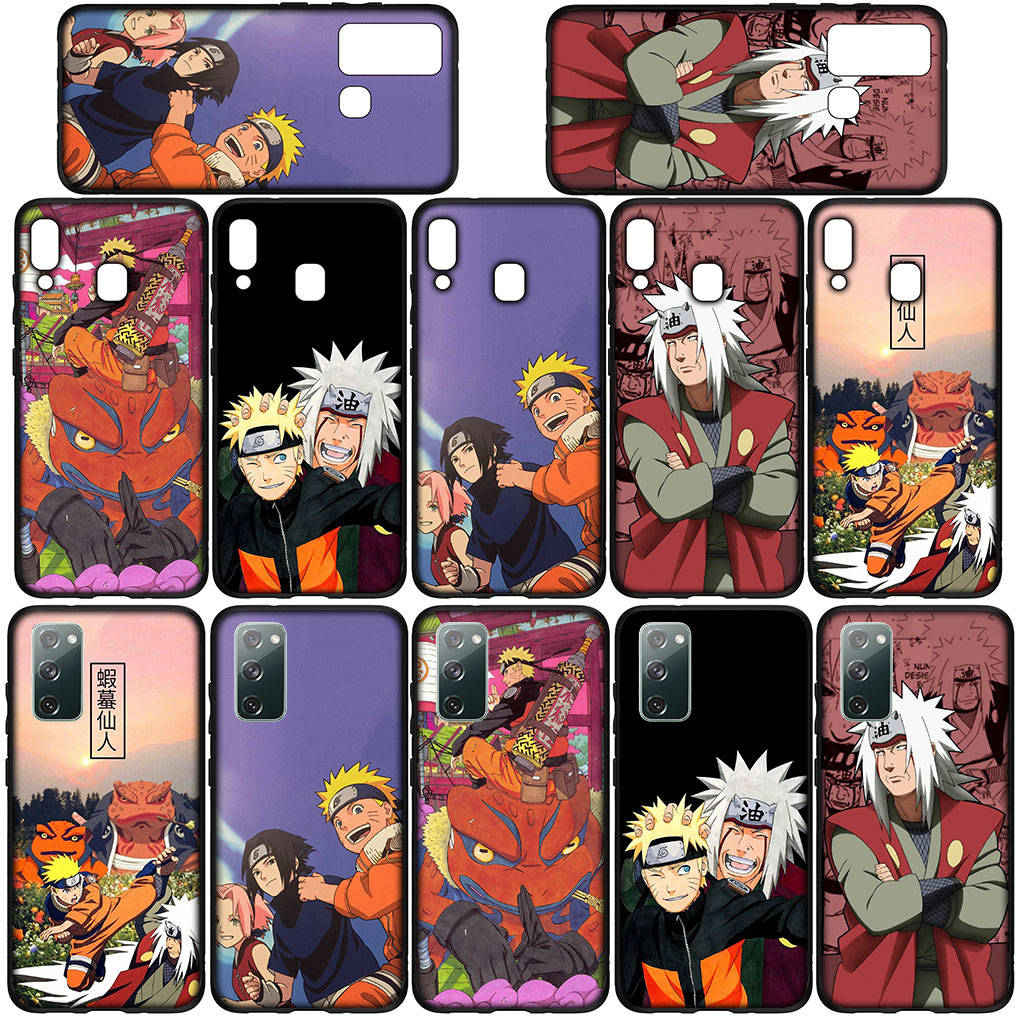Чехол для телефона Samsung Galaxy S25 S24 S23 iPhone 16 15 Redmi Note 14 13 12 16E 11 Pro Max XR OPPO Moto Huawei Jiraiya Itachi Uchiha аниме-чехол Naruto