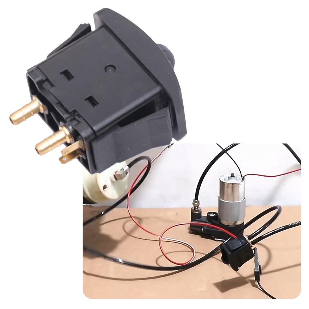 Автомобиль Грузовик Сиденье Воздушный Насос Электрический Ручной Управление Клапаном-Лопаткой Пневмоподушка Переключатель Запуска с Пневматической Регулировкой Универсальный