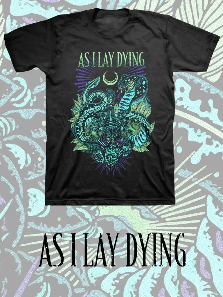 Футболка с принтом группы As I Lay Dying