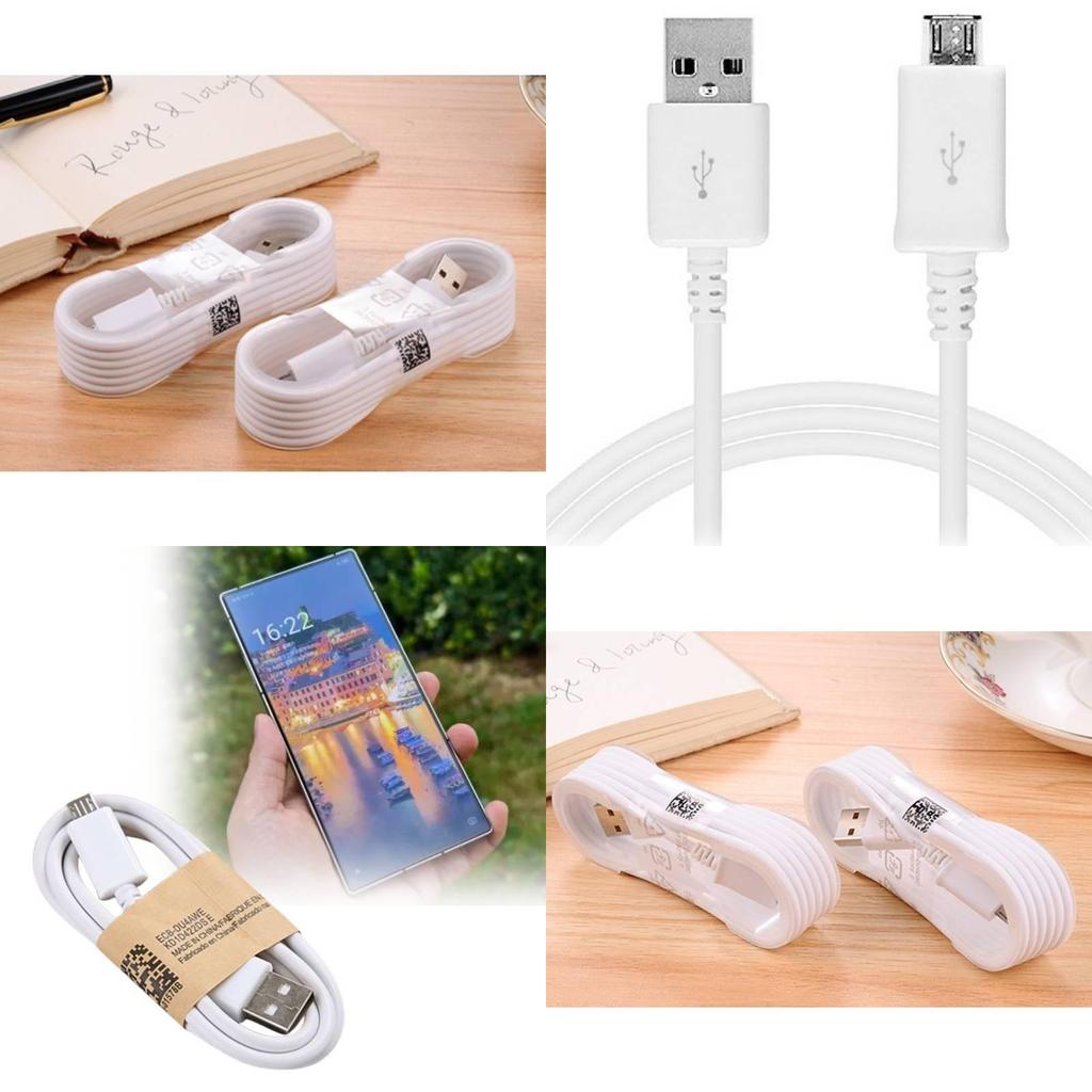 Премиальный белый 1-метровый кабель Micro USB для зарядки телефонов Samsung S4, Honor, Xiaomi, Android