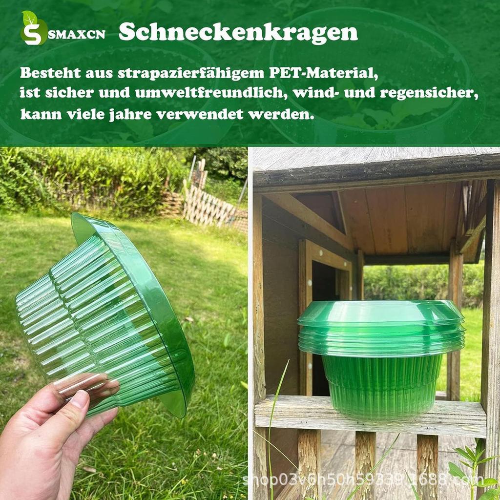 10/5/1PCS Durable Planting Protective Plastic Snail Protection Rings Plant Cover Vegetable Protective Cover Flower Pot Cover