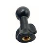 Plastic 17mm Ball Head Adapter Universal Phone Stand Converter Easy To Operate for 1/4 Nut Phone Holder & Tripods Stand