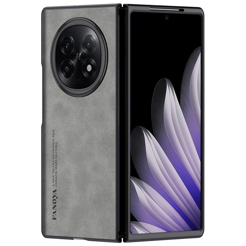 Для OPPO Find N5 чехол роскошный кожаный PU матовый складной чехол для телефона OPPO Find N 5 Business противоударный бампер FindN5 Funda