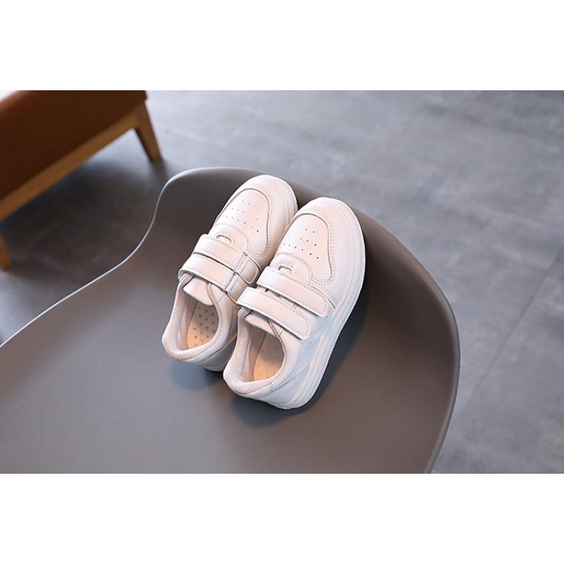 Новые детские туфли белого цвета для мальчиков и девочек, детская обувь для отдыха, школьные туфли для выступлений, белые туфли