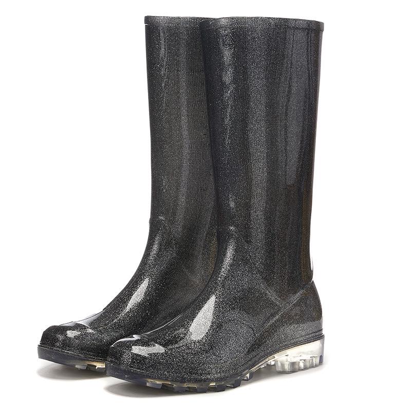 Женские резиновые сапоги Gradient High-Top Winter Plus Velvet Warm для кемпинга и морской охоты
