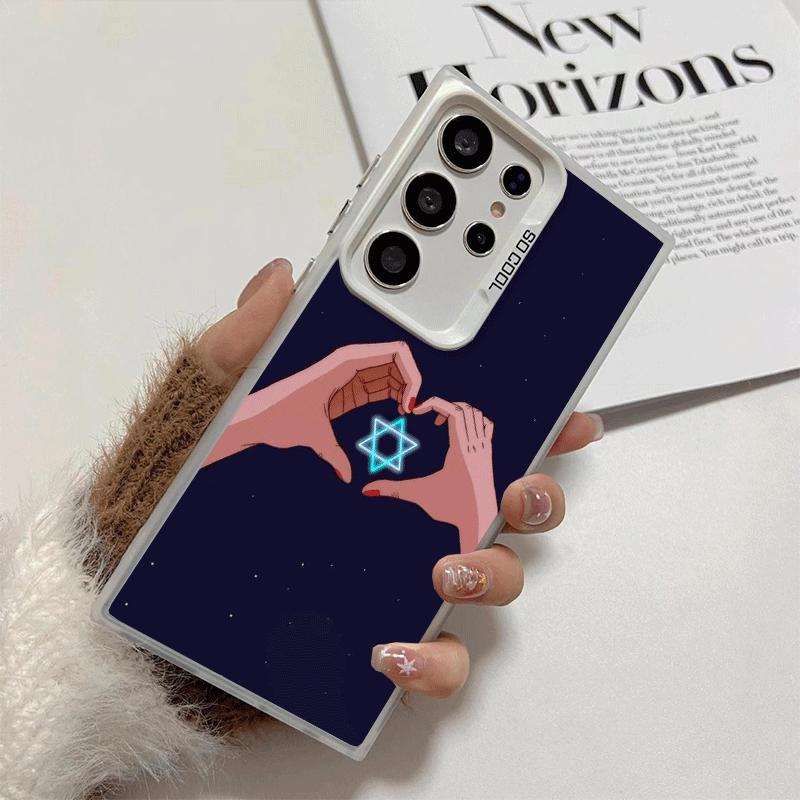 Чехол для телефона David Jewish Star Symbol Ударопрочный для Samsung Galaxy S26 Edge S25 Ultra S24 FE S23 Plus S21 Чехол Противоударный Fundas