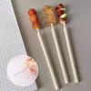 17cm Ballpoint Pen Barbecue Color Gel Pen New Neutral Pen