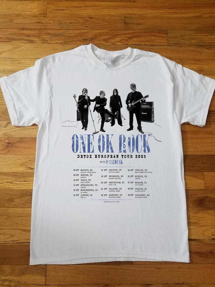 ONE OK ROCK DETOX European Tour 2025 T-shirt All Sizes BT1213