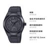 CASIO EFK-100 series, 100 meters waterproof, automatic/manual mechanical movement, resin strap, , same style for men and women, black EFK-100XPB-1AJF