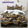 Name Custom Bumblebee Pattern Bedding Set Quilt Cover Pillowcase Home Decor Gift (1 * duvet cover + 2 * pillowcase, without core)