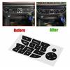 Button Sticker Car For Renault Clio 2009-2011 Radio Durable New Practical