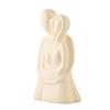 Beautiful Romantic Couple Statue | Ceramic Home Decor (Pack of 1, Off White Color)