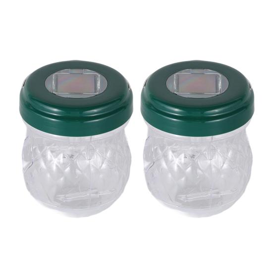 2/4 шт. Уличная подвесная ловушка для ос на солнечной батарее, ловушка для шершней и пчел