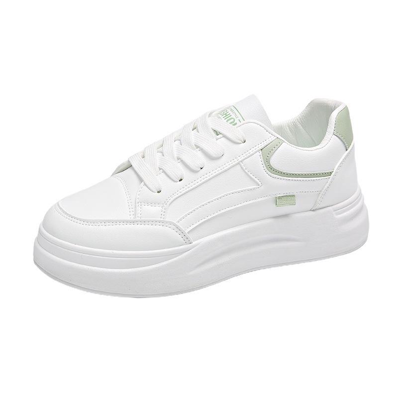 Маленькие белые туфли женские 2025 осень новые туфли женские платформа ins корейская версия универсальные студенческие спортивные и повседневные туфли кеды