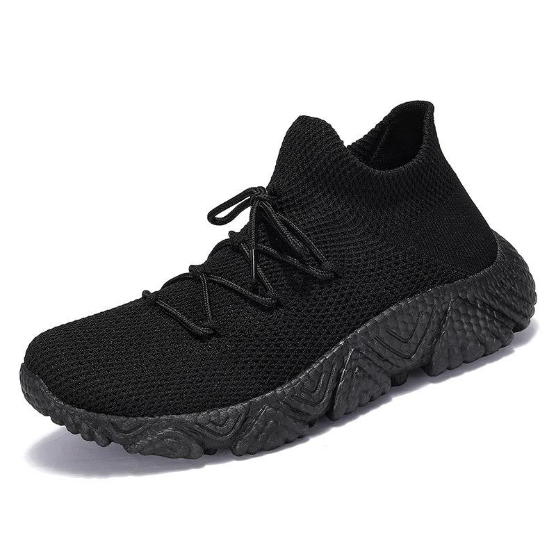 Новые весенне-летние спортивные туфли на платформе, дышащая сетка Flyknit, парные туфли, уличные повседневные носки-обувь