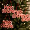 English Letter Merry Christmas Letter Pendant Plastic Xmas Tree Ornaments  Christmas Tree