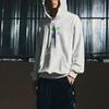Anta Pattern Printed Sports Drawstring Long Sleeve Hoodie Unisex Hoodies Paper-White 172218702R-1