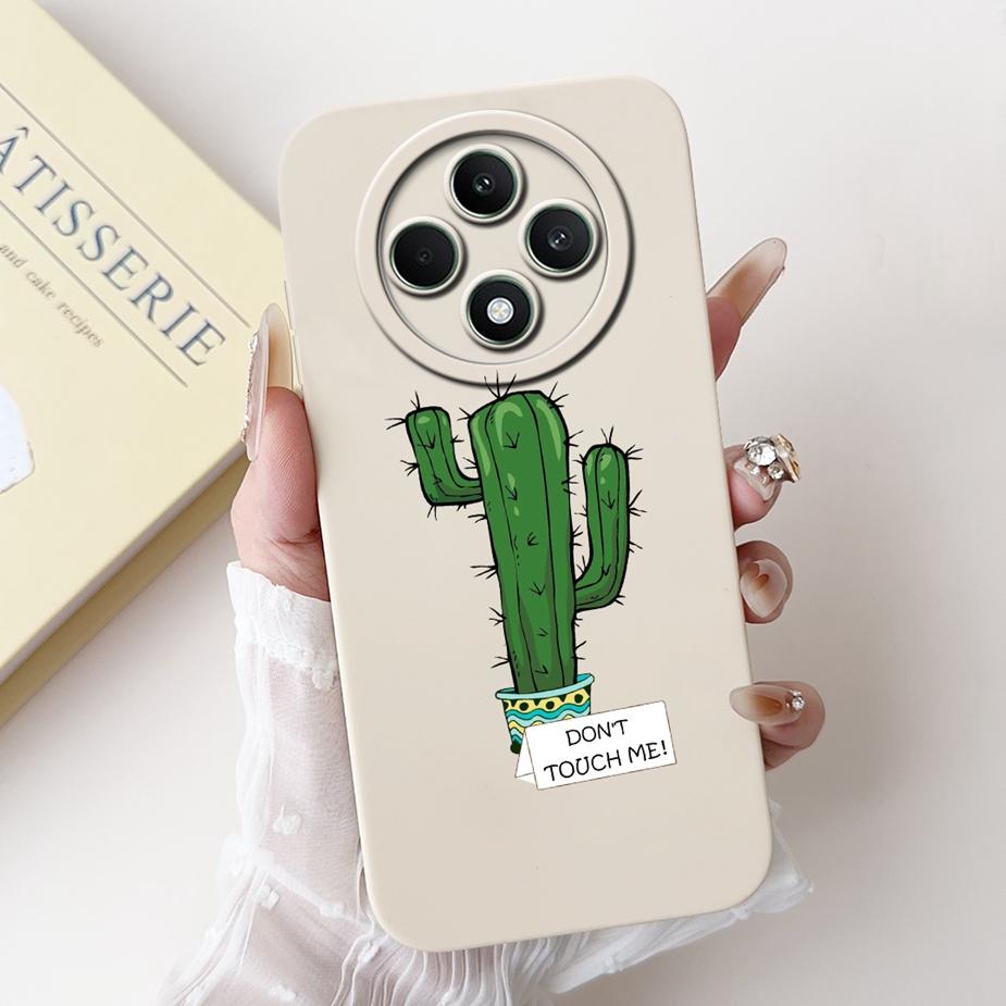 Чехол для Oppo Reno12 F 4G CPH2687 Новый Роскошный Конфетный Покрашенный Чехол Ударопрочный Чехол для Телефона Для Oppo Reno 12F Reno12 FS 5G Мягкая Оболочка