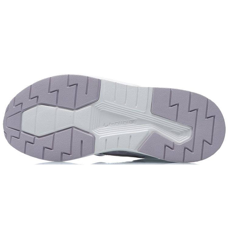 Li Ning Удобные дышащие кроссовки с низким верхом для бега женские кроссовки белые фиолетовые AGCR074-1