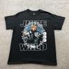 Футболка Juice WRLD 999 Мужская L Черная Графическая футболка Рэпера Хип-Хоп 999 Клуб Рэп