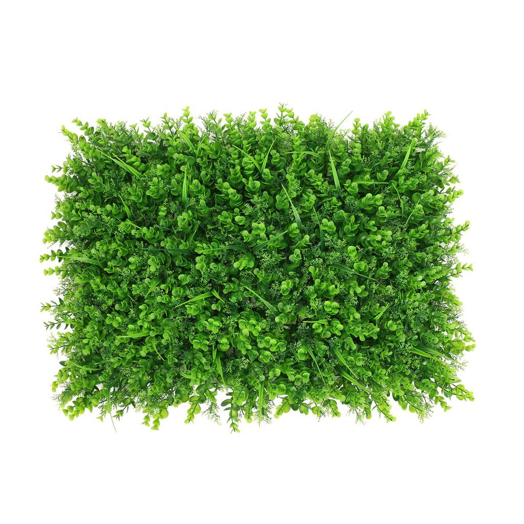 50×50cm Artificial Green Plant Wall - Plastic Vertical Garden, Fake Flower Wall, Synthetic Turf Background