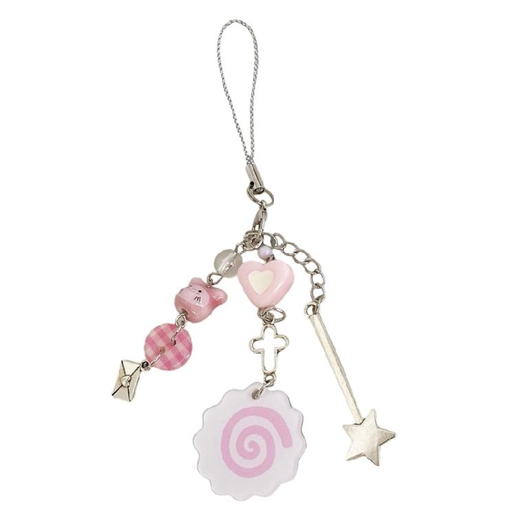 Практичный брелок для телефона в виде рыбки Модный брелок для ключей Текстура сплава Портативный аксессуар для ключей Подходит для украшения сумки и ключей