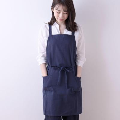 [Rep] Фартук Nordic с 2 карманами, фартук Cafe для взрослых Abitual NV 547687-MAIL Present SolNavy Длина 73 см