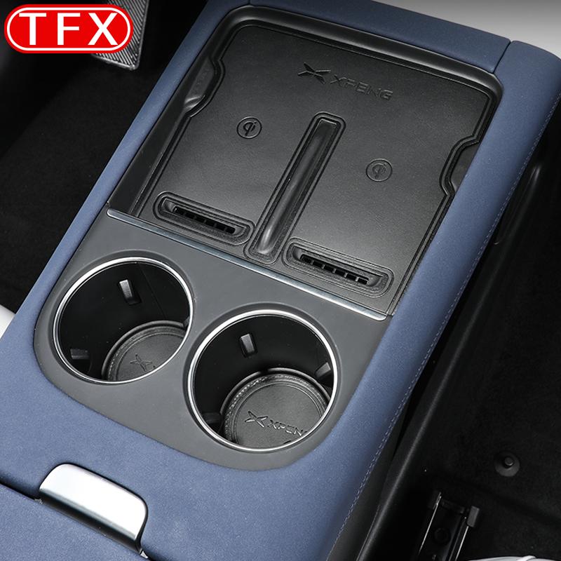 For Xpeng G6 XiaoPeng 2023 2024 Car Styling PU Leather Door Groove Pad Water Cup Storage Anti Slip Pad Auto Interior Accessories