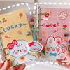 Transparent With Pendant A6 Size School Handbook Diary Journal Spiral Note Book Binder Notebook