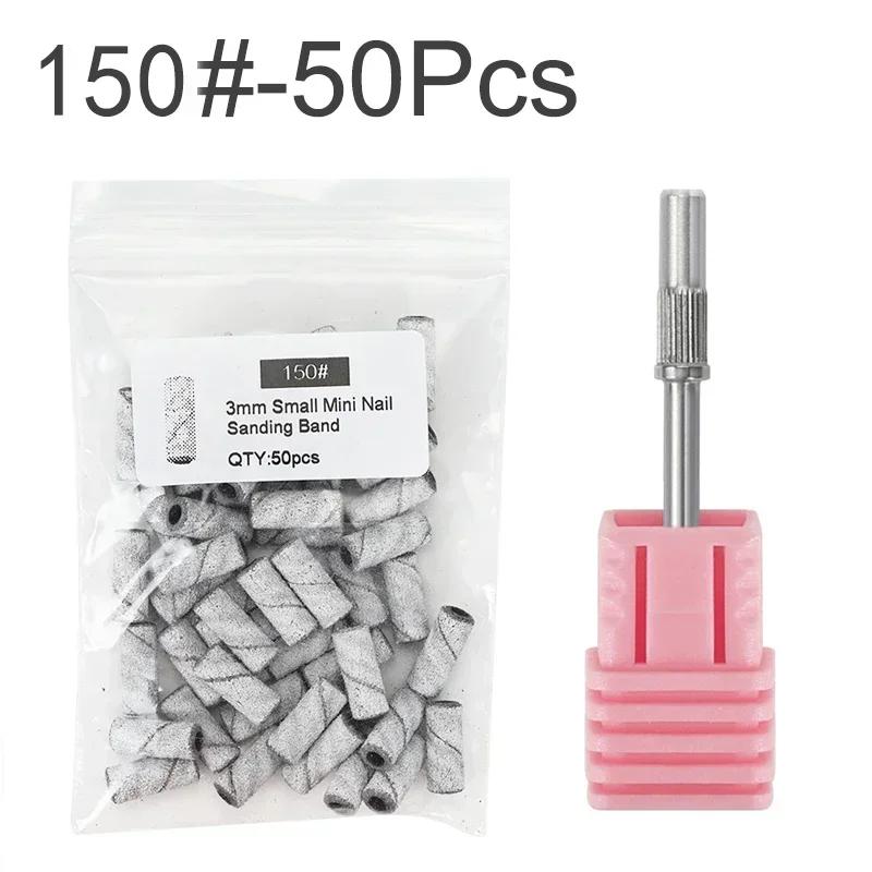 3,1 мм Мини Белые Нержавеющая Сталь Шлифовальные Кольца Фрезы для Ногтей Наконечник для Электрических Маникюрных Инструментов