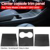Center Console Protector Cover for Tesla Model 3 Model Y 2017-2020 Center Console ABS Carbon Pattern Panel Car Accessories
