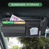 Car Sun Visor Glasses Storage Bag Interior Sunshade Plate Sunglasses Organizer Card Sunglasses Holder for Lada BMW Toyota