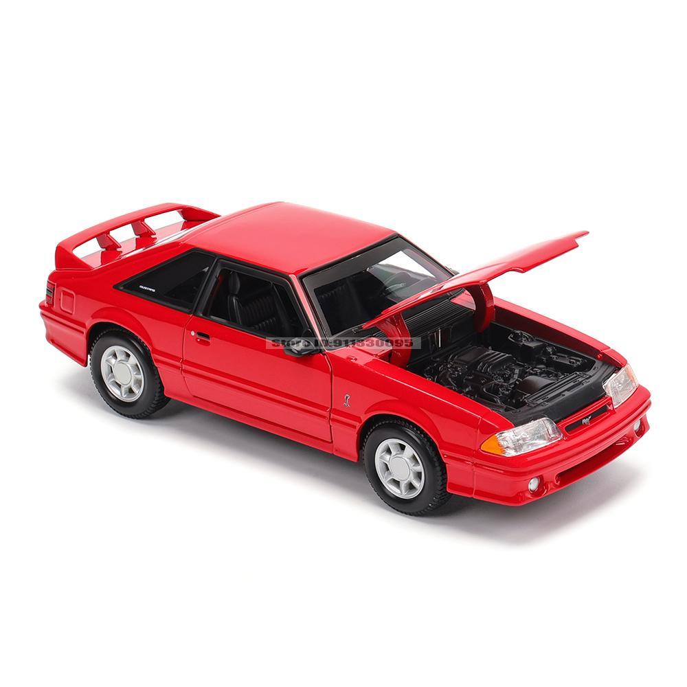 lvmhd7 Maisto 1:24 1993 Ford Mustang SVT Cobra alloy car model die-casting static precision model collection gift toy tide play