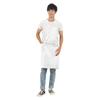 Smile Mode Neck Apron, Adjustable Size, Stylish, Solid Color, with Pockets, Unisex, Simple Design, Wrinkle-Resistant, for Home, Cafe, and Childcare Wo