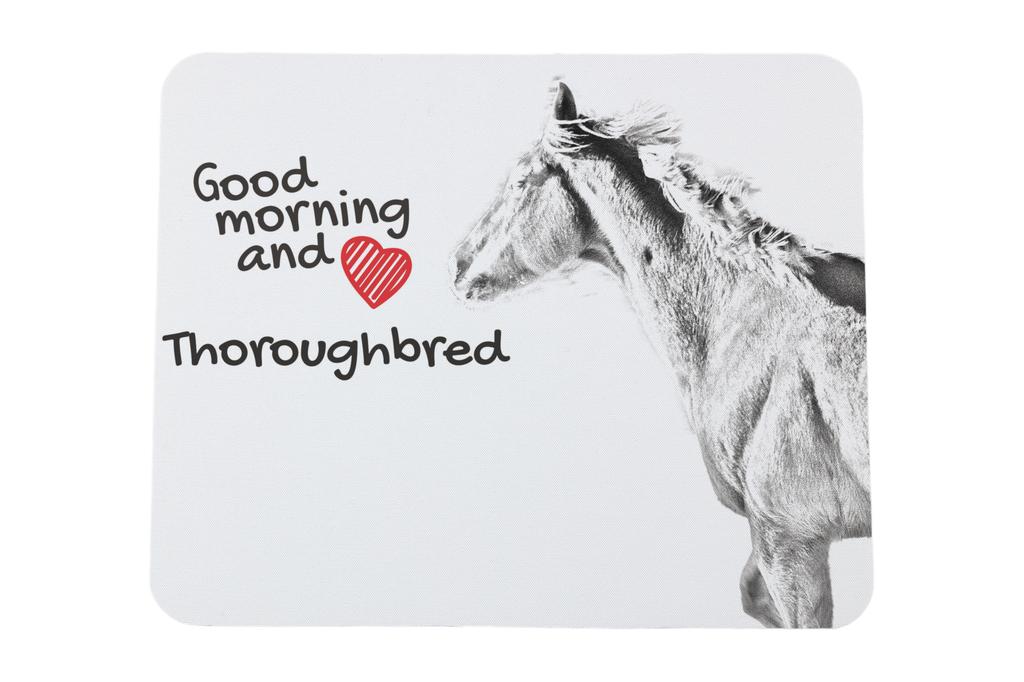 Thoroughbred – Mouse pad with print, personalized pad with a horse | Art-Dog