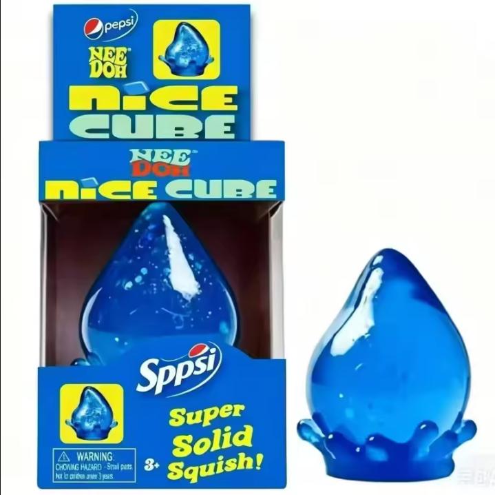 Новая цветовая схема «Сода» Needoh Nice Cube Suptid Squish Мягкая игрушка-антистресс для сжатия, фиджет-игрушка с цветовой коробкой, сюрприз-головоломка, подарки