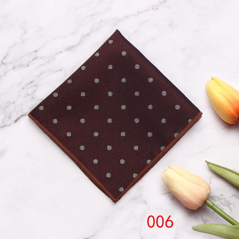 British Style Men'S Suit Pocket Towel Small Flower Type Business Retro Banquet Suit Small Square Scarf Chest Towel Handkerchief