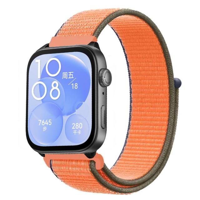 Нейлоновый петлевой ремешок для Huawei Watch Fit 3/4/4 Pro Дышащий спортивный браслет Ремешок для Huawei Watch Fit 4/Fit 4 Pro Браслет Ремень
