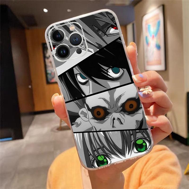 Phone Case For iphone 17ProMax 17 Pro 16 15 14 13 Pro Max 17 Air 15 16 Pro 15Plus Anime Death Note