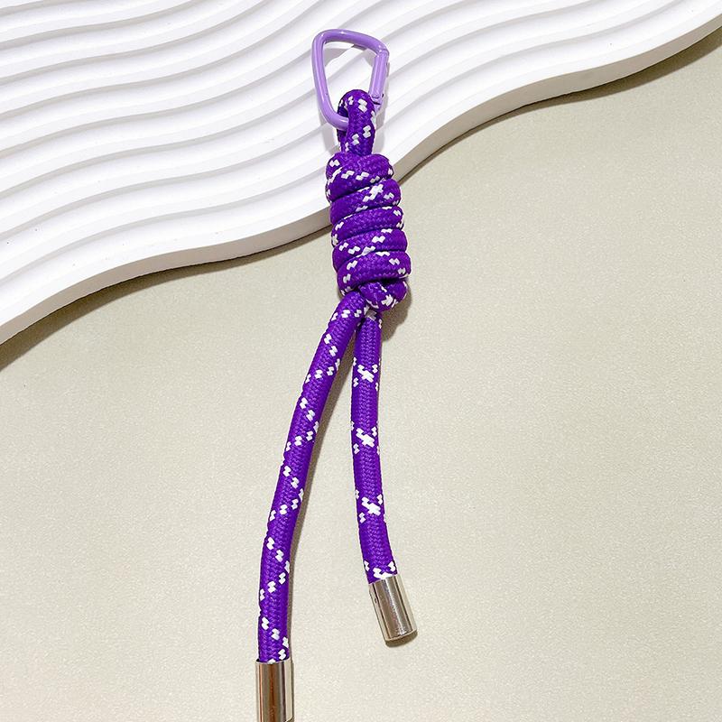 Нейлоновый брелок из плетеной вручную веревки, Y2K мода, подвеска для сумки, украшение, сделай сам, красочная подвеска, подарок