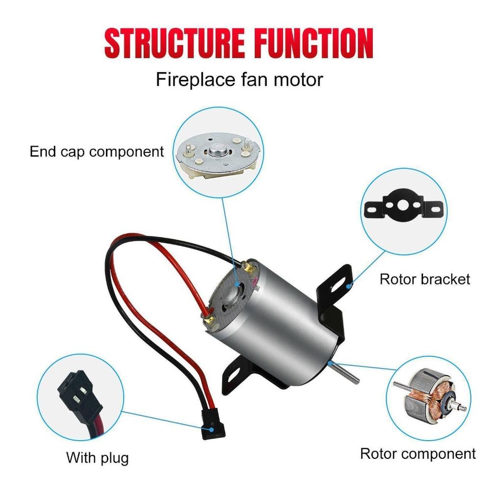 Новый теплогенератор для каминного вентилятора, запасные части, мотор-генератор для каминных вентиляторов