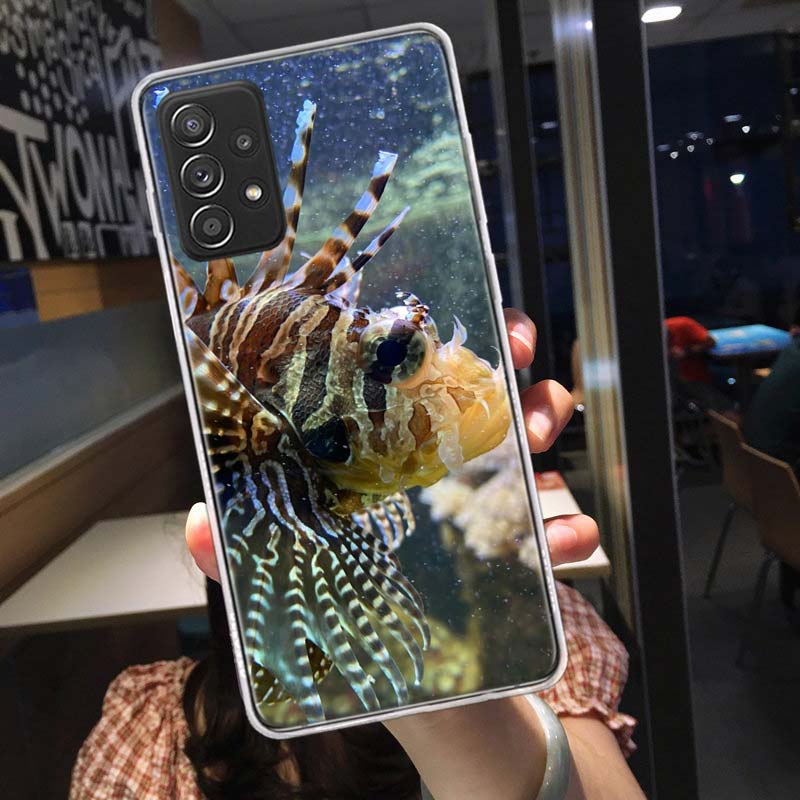 Clown Fish in the Sea or Ocean Phone Case for Samsung A54 A57 A37 A17 A14 A15 A12 A24 A34 A55 A35 A25 A52S A07 A05S A04S A22 A32