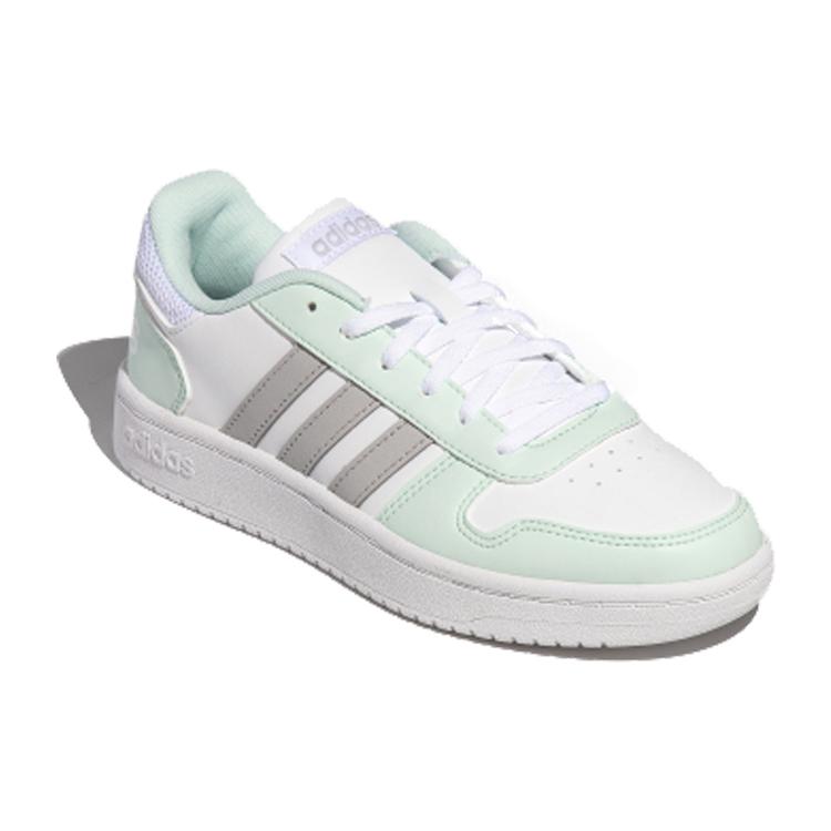 adidas Кроссовки Hoops 2.0 'Белый Серый Зеленый' Женские FW5856