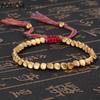 Handmade Tibetan Buddhist Bracelets On Hand Braided Copper Beads Lucky Rope Bracelet & Bangles For Women Men Dropshiping