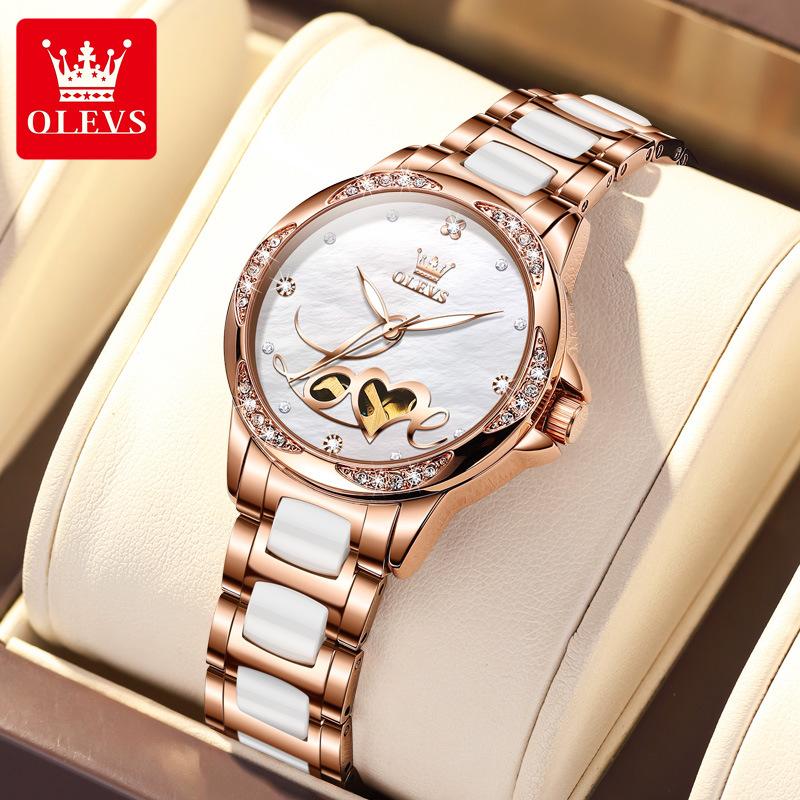 OLEVS Brand Watches Automatic Mechanical Watches Niche Women Watch Women