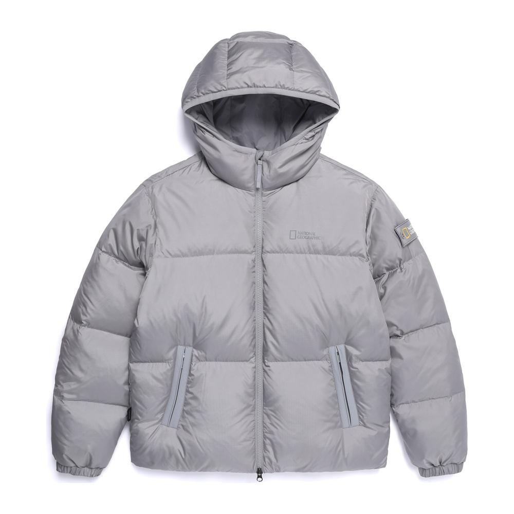Nationalgeographic N254Udw971 Nana Padded Hoodie Goose Down Jumper Stone Grey