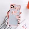 Чехол для телефона с рисунком «Цветок тушью» Для iPhone 7 8 Plus SE2 16 11 12 13 14 15 Pro Max Mini Чехол-бампер для iPhone X Xs XR