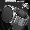 Роскошный металлический титановый ремешок для Huawei Watch 3 Band GT 2 Pro GT2 22 мм Стальной ремешок для Samsung Watch 3 45 мм S3 Бизнес-браслет