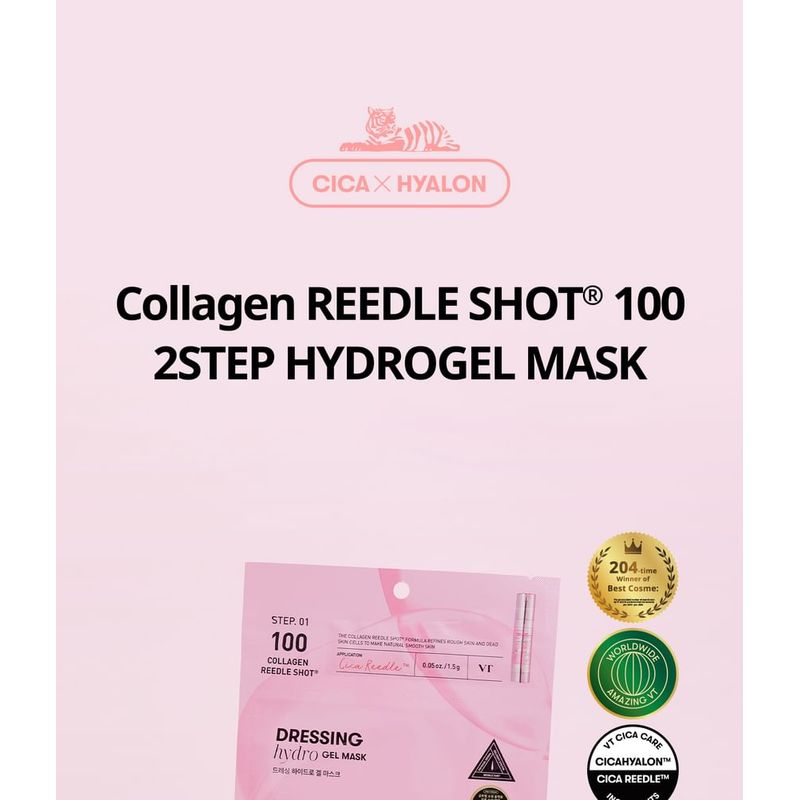VT - Collagen Reedle Shot 100 2Step Hydrogel Mask Bundle Set