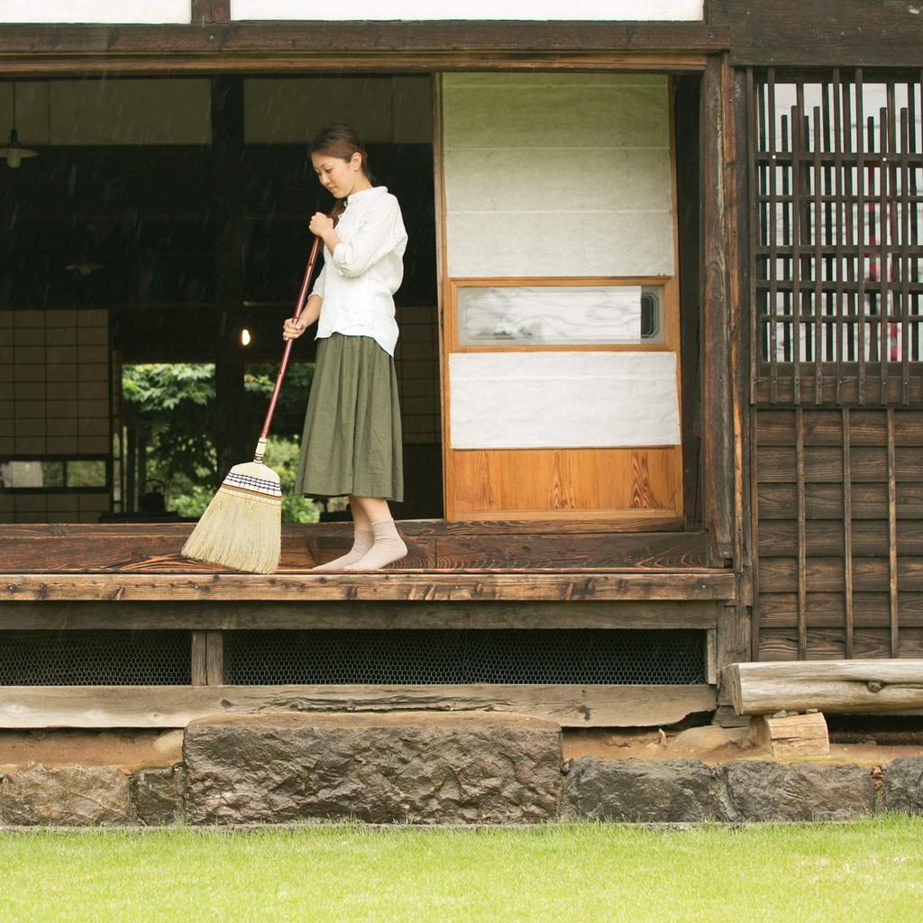 Kamenoko Tsubushi Nishio Shoten Веник Ручной вязки